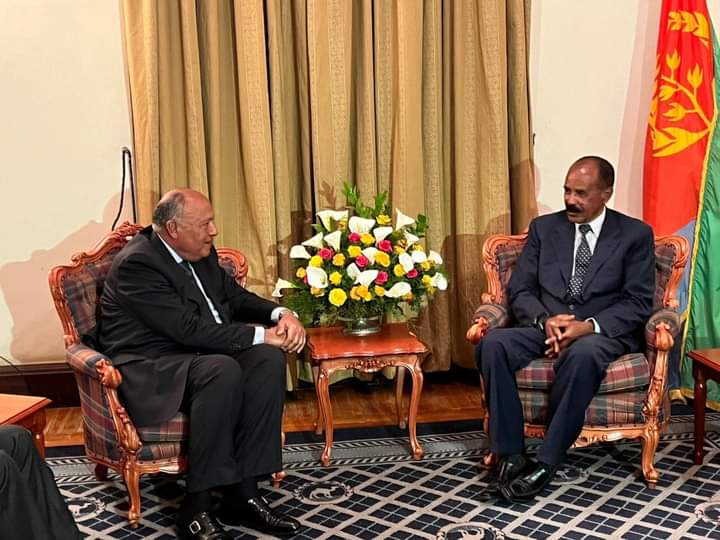 FB IMG 1705065935205 إريتريا..الرئيس أسياس أفورقي يستقبل وزير خارجية مصر