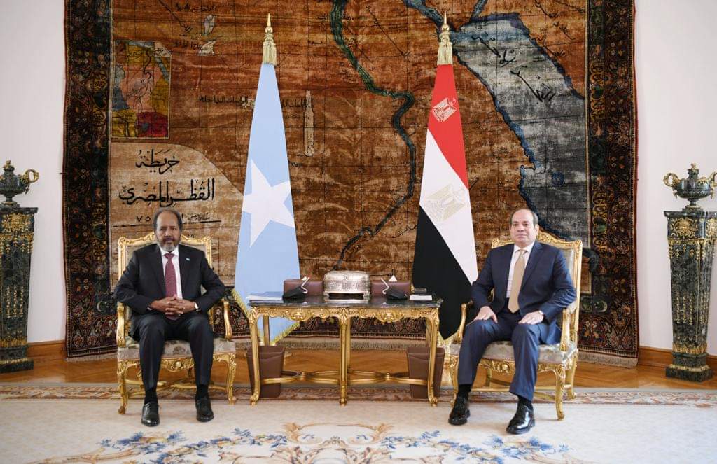 FB IMG 1705843279268 رئيس الصومال يثمن دور مصر في التصدي لمحاولات إثيوبيا تقويض سيادة بلاده