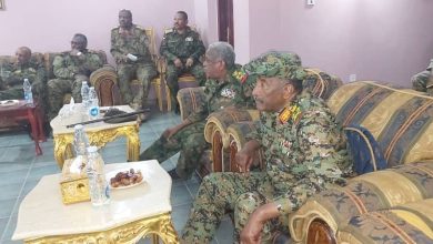 البرهان في أم درمان السودان .." البرهان " علي خط الجبهة بأم درمان
