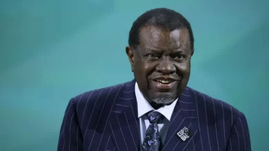 الناميبي الراحل النائبة رشا قلج تعزي شعب ناميبيا في وفاة الرئيس الناميبي " جينجوب "