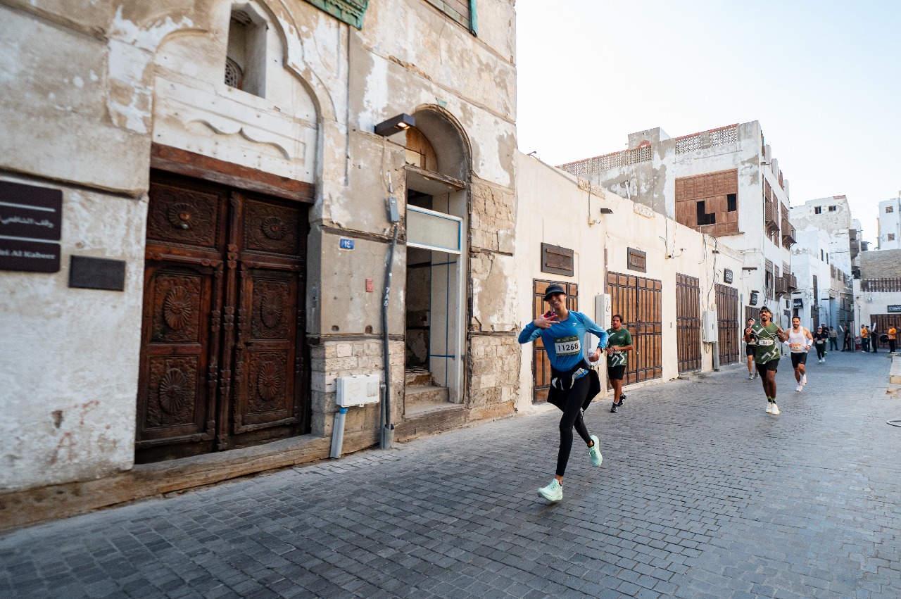 IMG 20240310 WA0006 بالشراكة بين الاتحاد السعودي للرياضة للجميع وبرنامج جدة التاريخية  : اختتام أول نصف ماراثون في « جدة التاريخية»