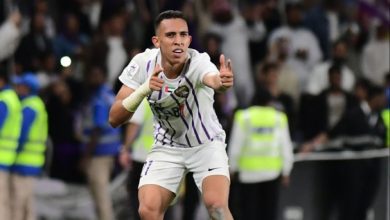 أحرزه المغربي سفيان رحيمي .. العين الإماراتي يفوز على النصر السعودي بهدف دون رد 5 المغربي سفيان رحيمي لاعب العين الإماراتي أحرزه المغربي سفيان رحيمي .. العين الإماراتي يفوز على النصر السعودي بهدف دون رد
