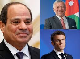 download 2 قادة مصر والأردن وفرنسا يطالبون بوقف إطلاق النار في غزة فورًا
