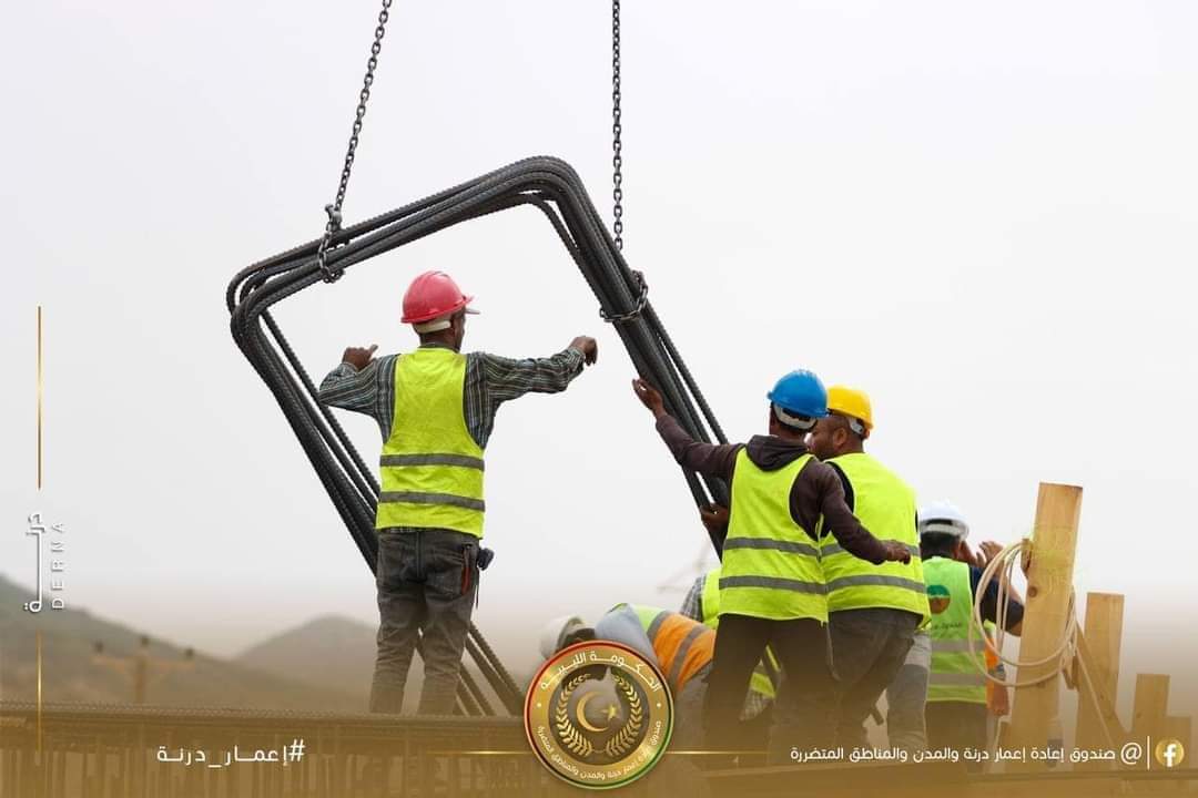FB IMG 1716369711328 تنفذهما « المقاولون العرب » ..  تواصل العمل بمشروعي كوبري وادي مرقص وكوبري وادي مهبول بليبيا
