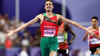 فاز بذهبية 3000 متر موانع .. سفيان البقالي يهدي المغرب أول ميدالية في أولمبياد باريس 9 El BAKKALI JO 2024 EPA فاز بذهبية 3000 متر موانع .. سفيان البقالي يهدي المغرب أول ميدالية في أولمبياد باريس
