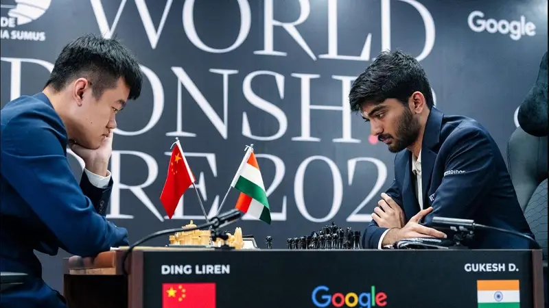 بطولة العالم للشطرنج 2024: التعادل يحسم المباراة الرابعة 1 WorldChess بطولة العالم للشطرنج 2024: التعادل يحسم المباراة الرابعة