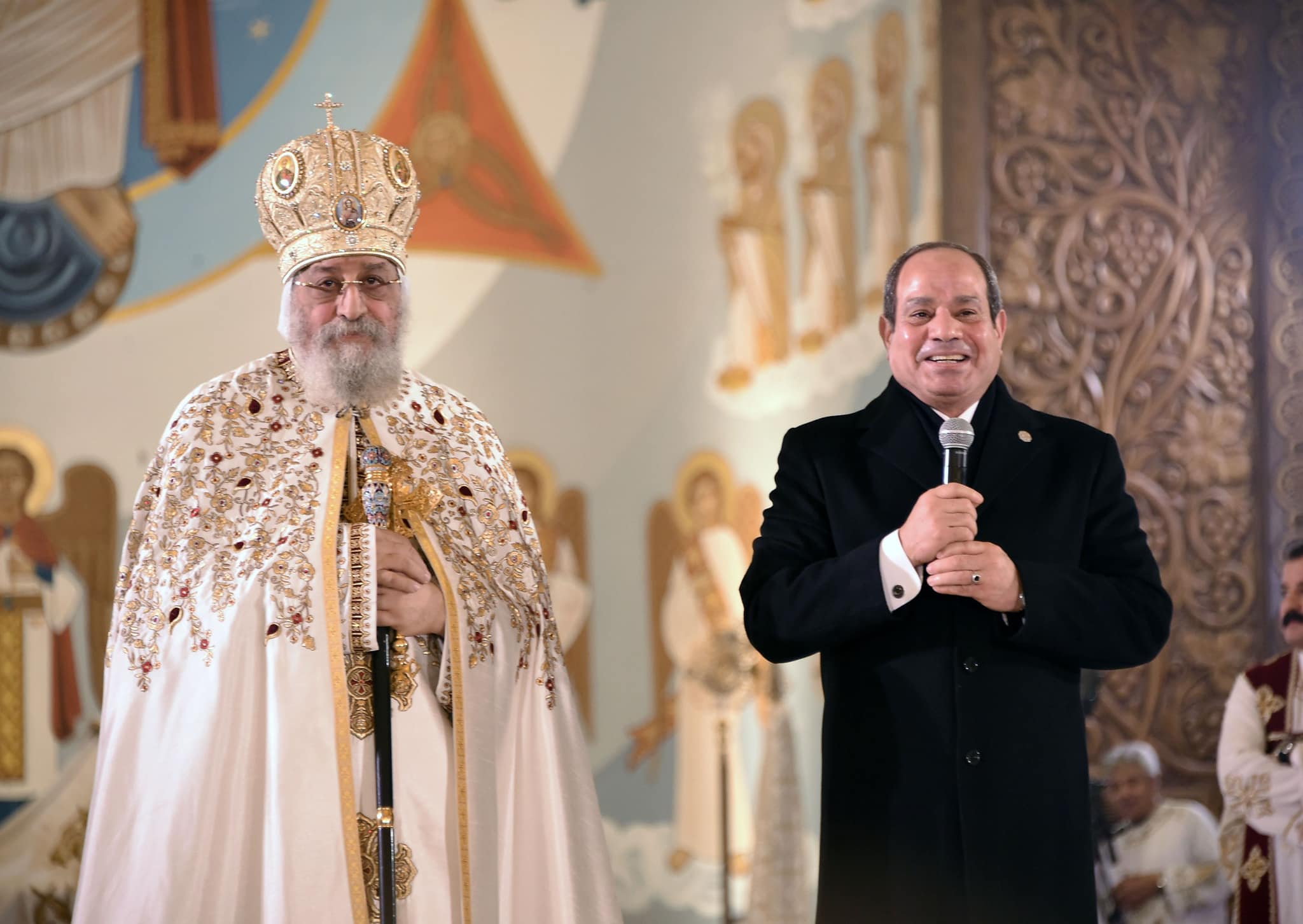 الرئيس السيسي خلال تهنئته للأقباط بعيد الميلاد المجيد:مخزون المحبة بين كل المصريين يزيد يوما بعد يوم 1 471391399 1158340412321352 7033597661870466479 n الرئيس السيسي خلال تهنئته للأقباط بعيد الميلاد المجيد:مخزون المحبة بين كل المصريين يزيد يوما بعد يوم