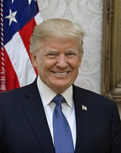 Donald Trump official portrait فورد تراهن علي السيارات الكهرابائية في التوقت الاصعب.