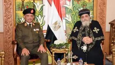 IMG 20250105 WA0016 الفريق أول عبد المجيد صقر القائد العام للقوات المسلحة وزير الدفاع يهنئ البابا تواضروس الثانى بمناسبة عيد الميلاد المجيد