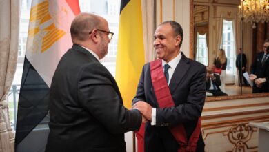 بلجيكا تقلد وزير الخارجية المصري وسام التاج الملكي البلجيكى من الدرجة الأولى 3 IMG 20250120 WA0027 بلجيكا تقلد وزير الخارجية المصري وسام التاج الملكي البلجيكى من الدرجة الأولى