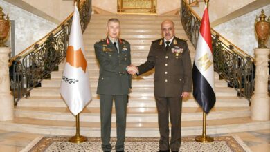 الفريق أحمد خليفة رئيس أركان حرب القوات المسلحة يلتقى قائد الحرس الوطنى القبرصى 6 IMG 20250121 WA0029 الفريق أحمد خليفة رئيس أركان حرب القوات المسلحة يلتقى قائد الحرس الوطنى القبرصى