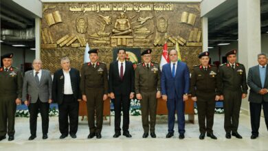 الأكاديمية العسكرية للدراسات العليا والإستراتيجية توقع بروتوكول تعاون مع « السادات للعلوم الإدارية» 6 IMG 20250213 WA0008 الأكاديمية العسكرية للدراسات العليا والإستراتيجية توقع بروتوكول تعاون مع « السادات للعلوم الإدارية»