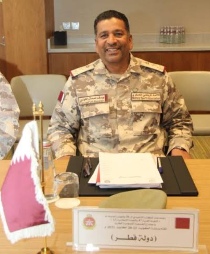 IMG 20250406 WA0016 العميد يوسف الكوارى رئيساً للإتحاد العربي للرياضة العسكرية 
