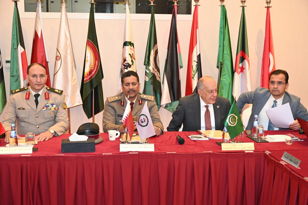 IMG 20250410 WA0008 العميد يوسف الكوارى رئيساً للإتحاد العربي للرياضة العسكرية 