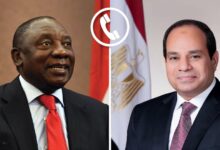 498687229 1252879922867400 1109021888041355450 n الرئيس السيسي يبحث هاتفيا مع رئيس جنوب إفريقيا سبل تعزيز الأمن والاستقرار في القارة