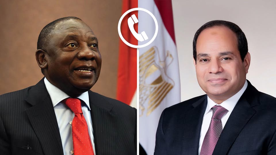 الرئيس السيسي يبحث هاتفيا مع رئيس جنوب إفريقيا سبل تعزيز الأمن والاستقرار في القارة 1 498687229 1252879922867400 1109021888041355450 n الرئيس السيسي يبحث هاتفيا مع رئيس جنوب إفريقيا سبل تعزيز الأمن والاستقرار في القارة