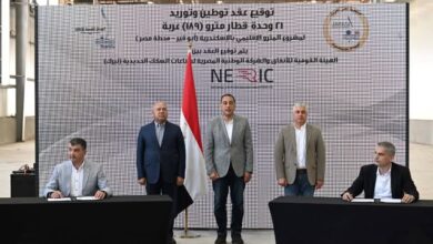 FB IMG 1746880922026 مصر: توقيع اتفاقية تصنيع 21 قطارًا لمترو الإسكندرية بحضور رئيس الوزراء