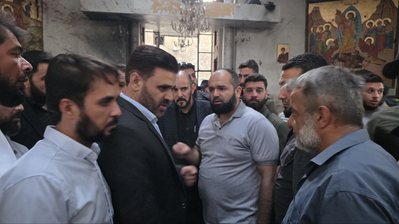 photo 2025 06 22 19 55 28 تفجير إرهابي يستهدف كنيسة بدمشق .. وتنظيم داعش يتبنى الهجوم