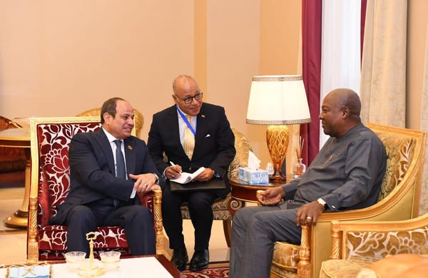 517579812 1293643495457709 6267100311055629865 n الرئيس السيسي يبحث مع رئيس غانا سبل تعزيز العمل الجماعي على مستوى القارة الأفريقية
