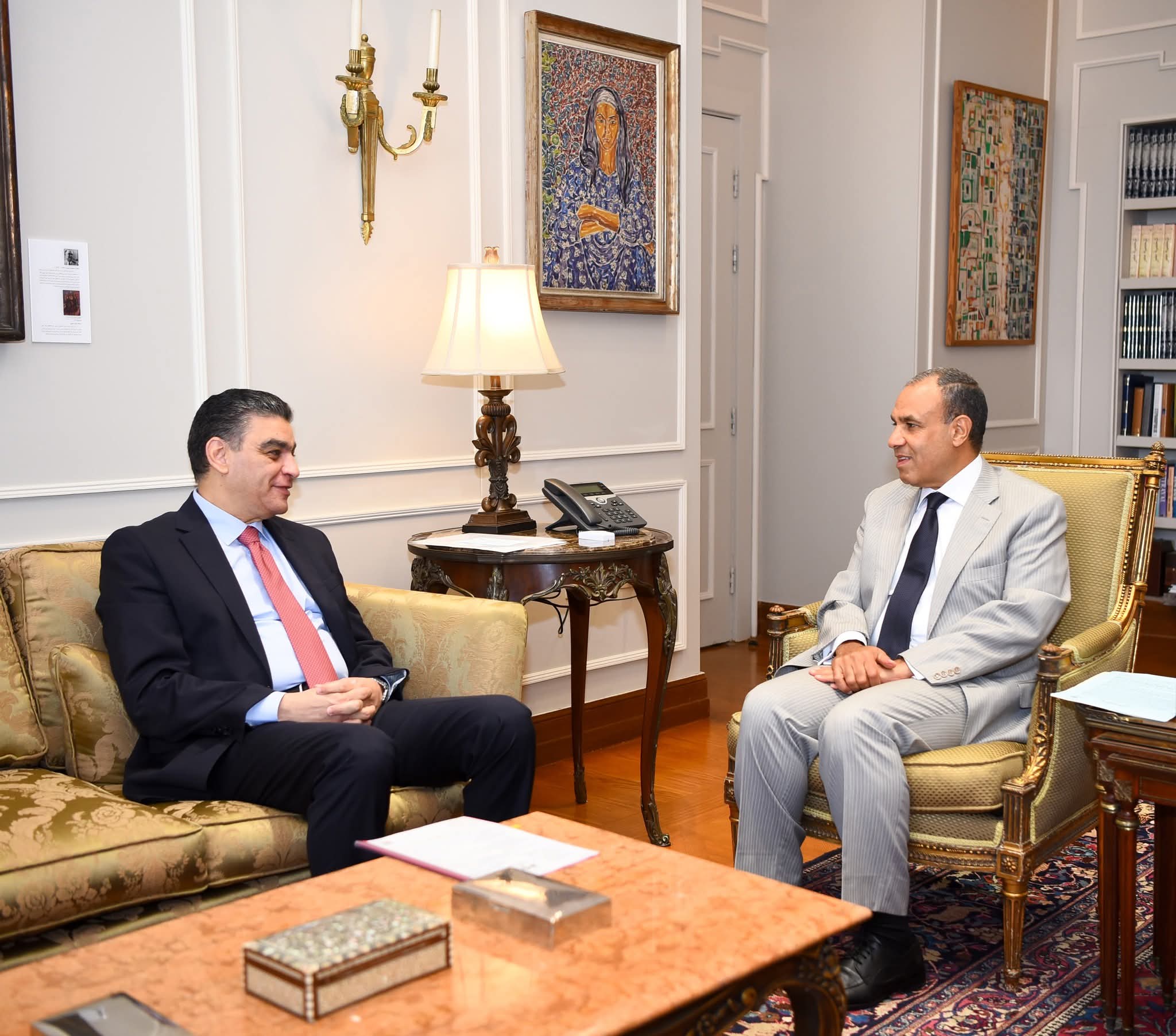 FB IMG 1751530005295 وزير الخارجية يبحث مع رئيس هيئة الشراء الموحد تعزيز التعاون في مجال تصدير الدواء المصري إلى القارة الإفريقية