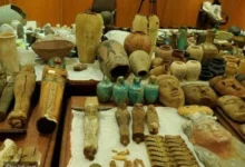 28876d3aae91cc803d3b66ac16b053796e7a718b 060825081236 مصر: ضبط أكبر محاولة تهريب 2000 قطعة أثرية من عصور متعددة تُقدّر بمليارات الجنيهات