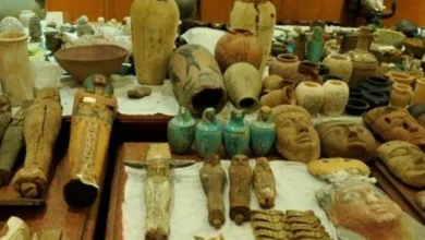 مصر: ضبط أكبر محاولة تهريب 2000 قطعة أثرية من عصور متعددة تُقدّر بمليارات الجنيهات 1 28876d3aae91cc803d3b66ac16b053796e7a718b 060825081236 مصر: ضبط أكبر محاولة تهريب 2000 قطعة أثرية من عصور متعددة تُقدّر بمليارات الجنيهات