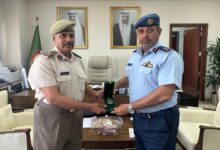 2db68c75 b52e 45d4 bf1c 49798ec580e5 " العربي للرياضة العسكرية " يمنح اللواء غانم الشهواني وسام الاستحقاق والدرع الفضي