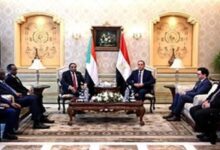 FB IMG 1754549076994 رئيس الوزراء السوداني يصل القاهرة في أول جولة خارجية له