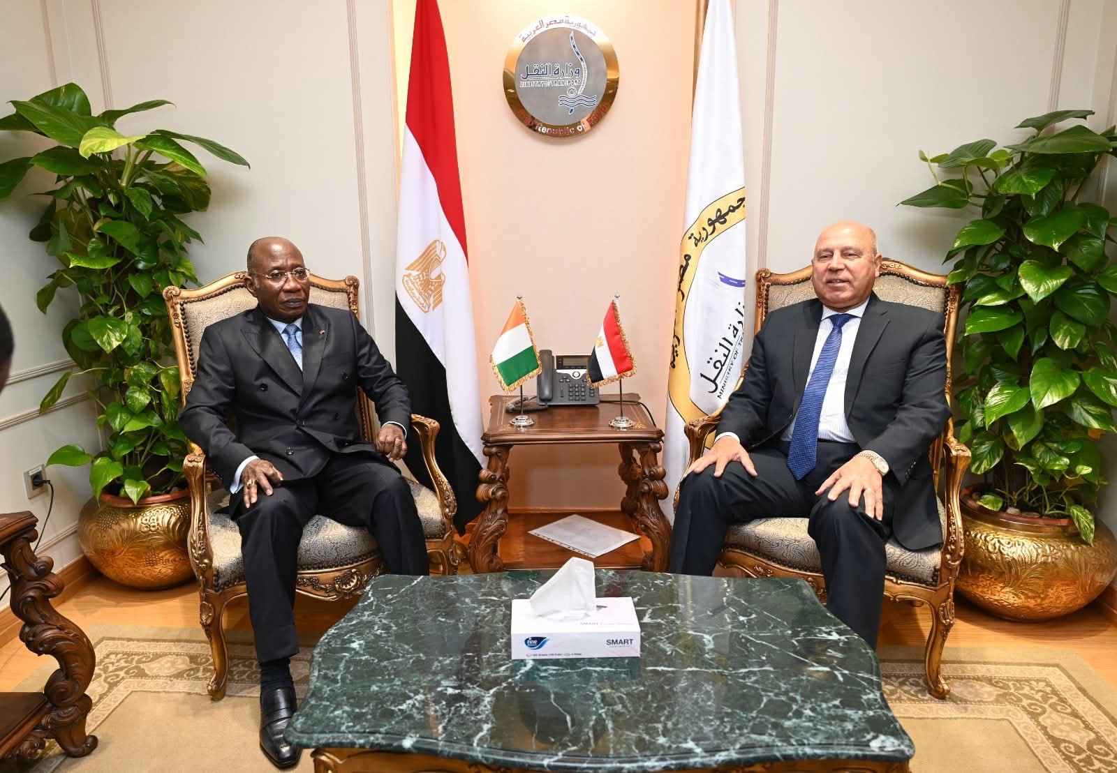 مصر و كوت ديفوار تبحثان التعاون المشترك في مجالي الصناعة والنقل 1 FB IMG 1754921687253 مصر و كوت ديفوار تبحثان التعاون المشترك في مجالي الصناعة والنقل