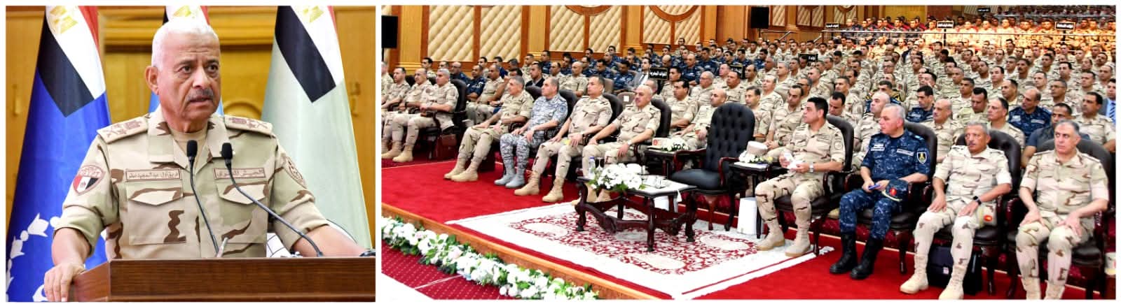 FB IMG 1755673804164 المتحدث العسكرى : وزير الدفاع والإنتاج الحربى يلتقى بعدد من مقاتلى المنطقة الشمالية العسكرية