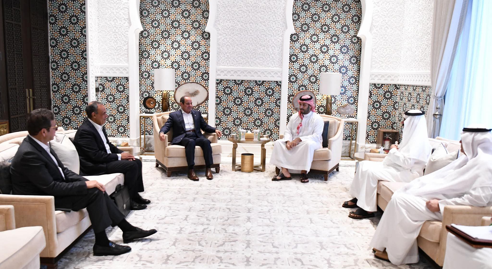 FB IMG 1755798771580 1 الرئيس السيسي وولي عهد السعودية يشددان على ضرورة الإسراع في إدخال المساعدات الإنسانية إلى قطاع غزة دون عوائق