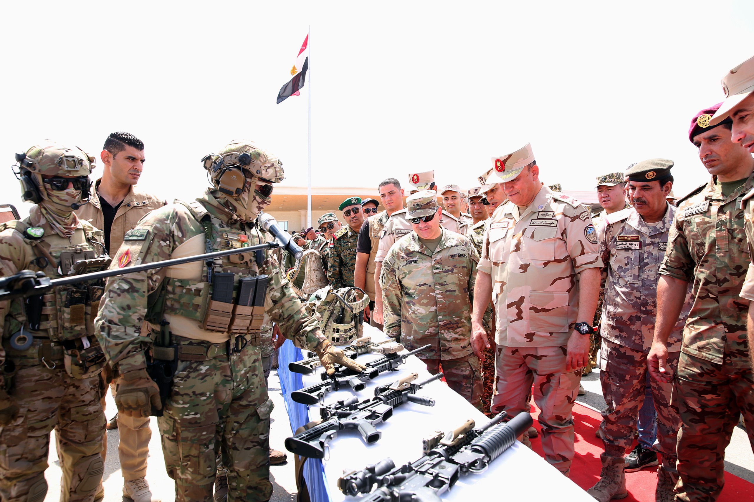 IMG 20250830 WA0021 بمشاركة 44 دولة شقيقة وصديقة .. بدء فعاليات التدريب المصرى الأمريكى المشترك " النجم الساطع - 2025"