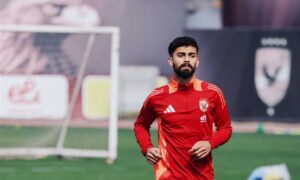 احمد رضا إستعداد أحمد رضا وياسين مرعي للمشاركة مع الأهلي أمام فاركو في الدوري المصري