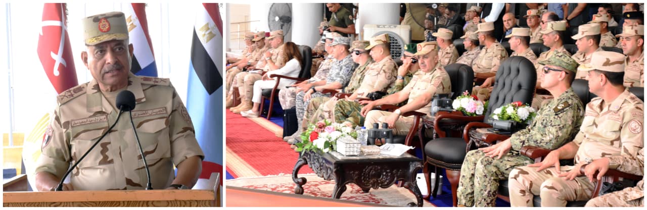 4ad77145 9255 4571 94e1 4e9242700331  وزير الدفاع والإنتاج الحربى يشهد تنفيذ المرحلة الرئيسية للتدريب المصرى الأمريكى المشترك (النجم الساطع- 2025)
