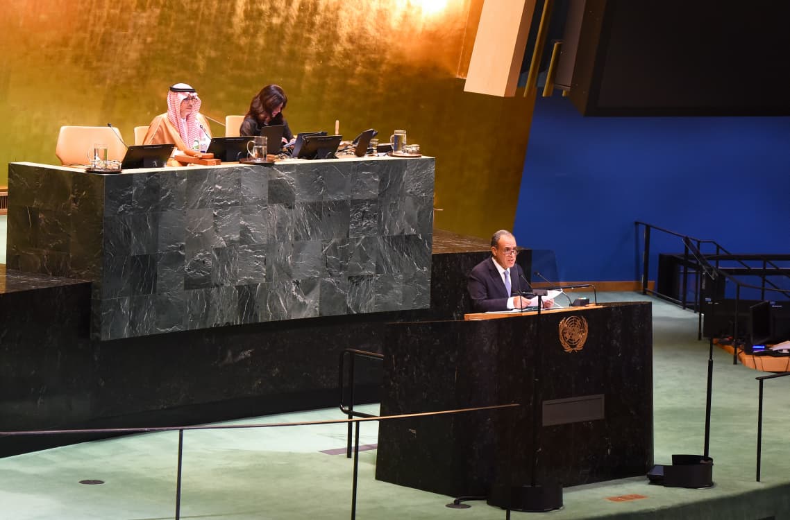 555960917 1115561810753664 2823228572396707352 n وزير الخارجية المصري من فوق منبر الأمم المتحدة : إثيوبيا متوهمه أن مصر ستنسي حقوقها ومصالحها الوجودية في نهر النيل