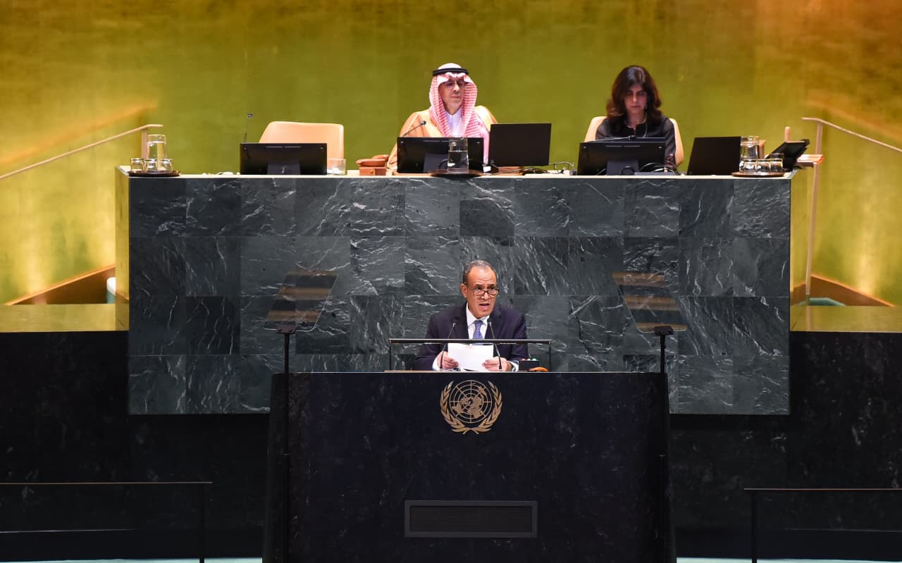 556021229 1115563304086848 7563168836441558211 n وزير الخارجية المصري من فوق منبر الأمم المتحدة : إثيوبيا متوهمه أن مصر ستنسي حقوقها ومصالحها الوجودية في نهر النيل