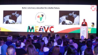 Image 4 A snapshot from the inaugural Middle East Africa Veterinary Congress held at the Dubai World Trade Centre in 2022 أكتوبر المقبل بدبي .. انطلاق أكبر مؤتمر ومعرض بيطري في الشرق الأوسط وأفريقيا لتعزيز الممارسات البيطرية وصحة الحيوان