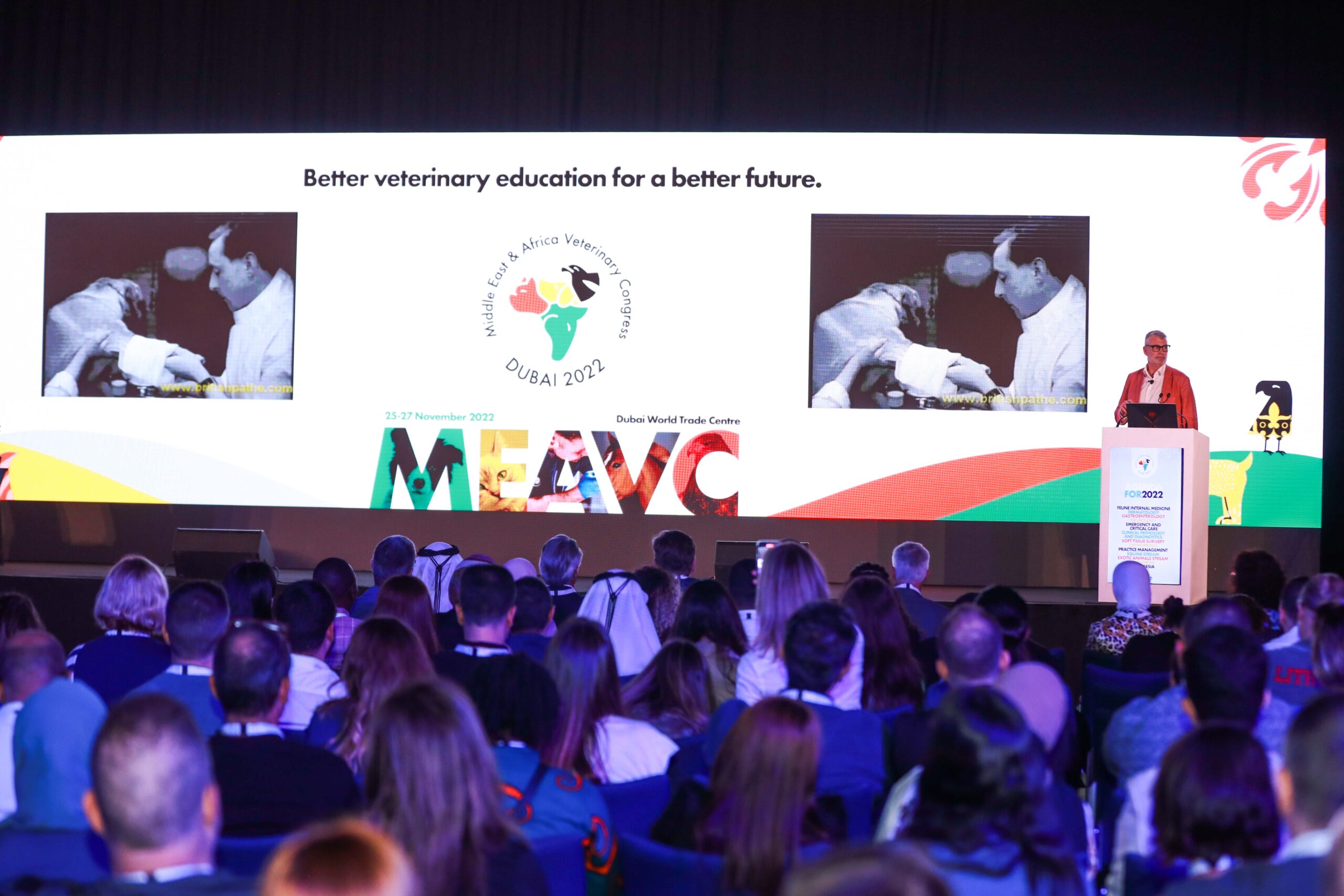 Image 4 A snapshot from the inaugural Middle East Africa Veterinary Congress held at the Dubai World Trade Centre in 2022 scaled أكتوبر المقبل بدبي .. انطلاق أكبر مؤتمر ومعرض بيطري في الشرق الأوسط وأفريقيا لتعزيز الممارسات البيطرية وصحة الحيوان