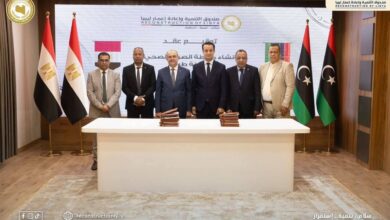 المقاولون العرب توقع 5 عقود جديدة بطبرق فى ليبيا 12 FB IMG 1761293807452 المقاولون العرب توقع 5 عقود جديدة بطبرق فى ليبيا