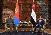 FB IMG 1761834802827 الرئيس السيسي يؤكد التزام مصر الثابت بدعم سيادة إريتريا وسلامة أراضيها