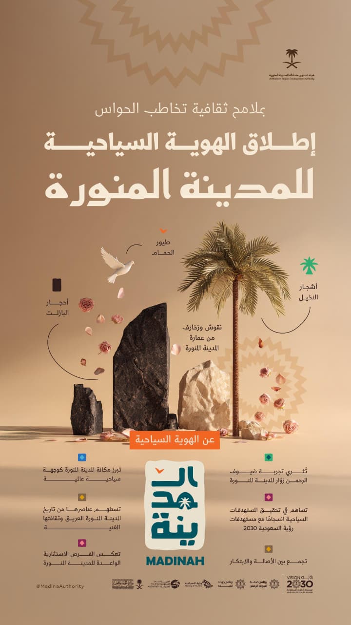 IMG 20251003 WA0015 « الهوية السياحية » تعزز تنمية القطاع السياحي للمدينة المنورة وريادتها عالميًا