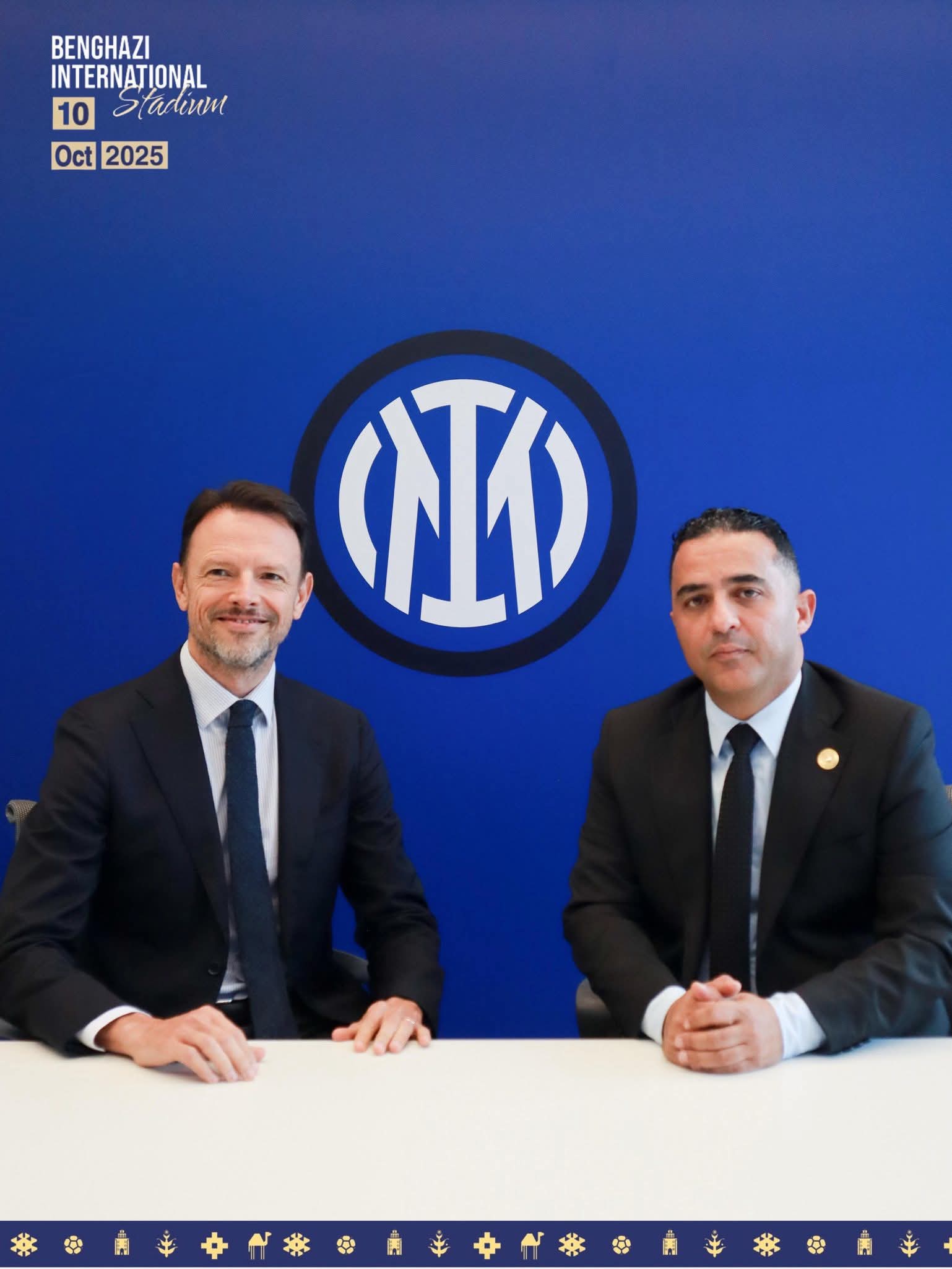 IMG 20251005 WA0005 ليبيا: مواجهة نارية بين إنتر ميلان” و”أتلتيكو مدريد” في بنغازي علي “كأس الإعمار”