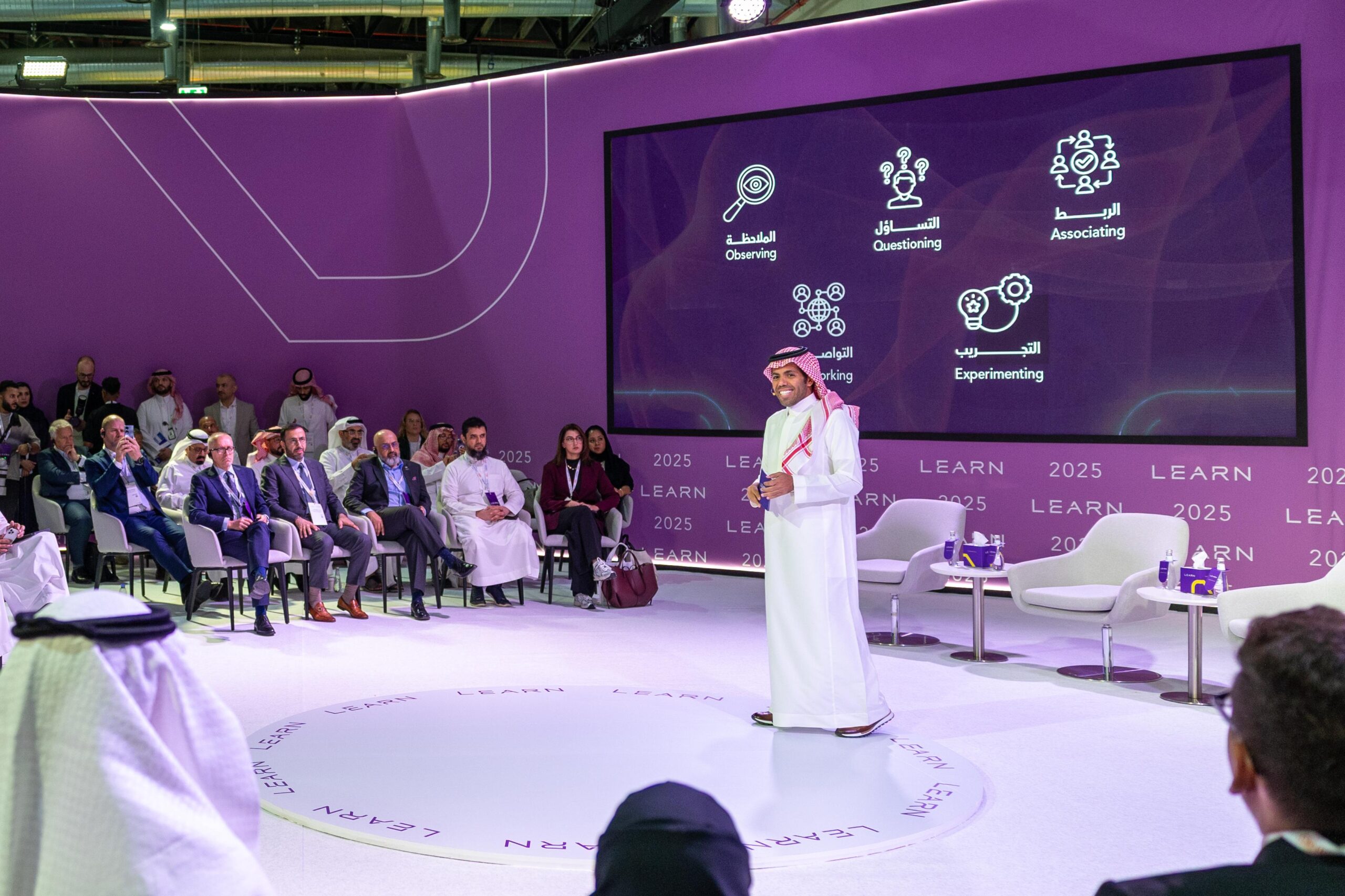 IMG 20251008 WA0002 scaled الرياض.. افتتاح أعمال مؤتمر LEARN 2025 تحت شعار "رحلة التعلم" بمشاركة محلية ودولية واسعة