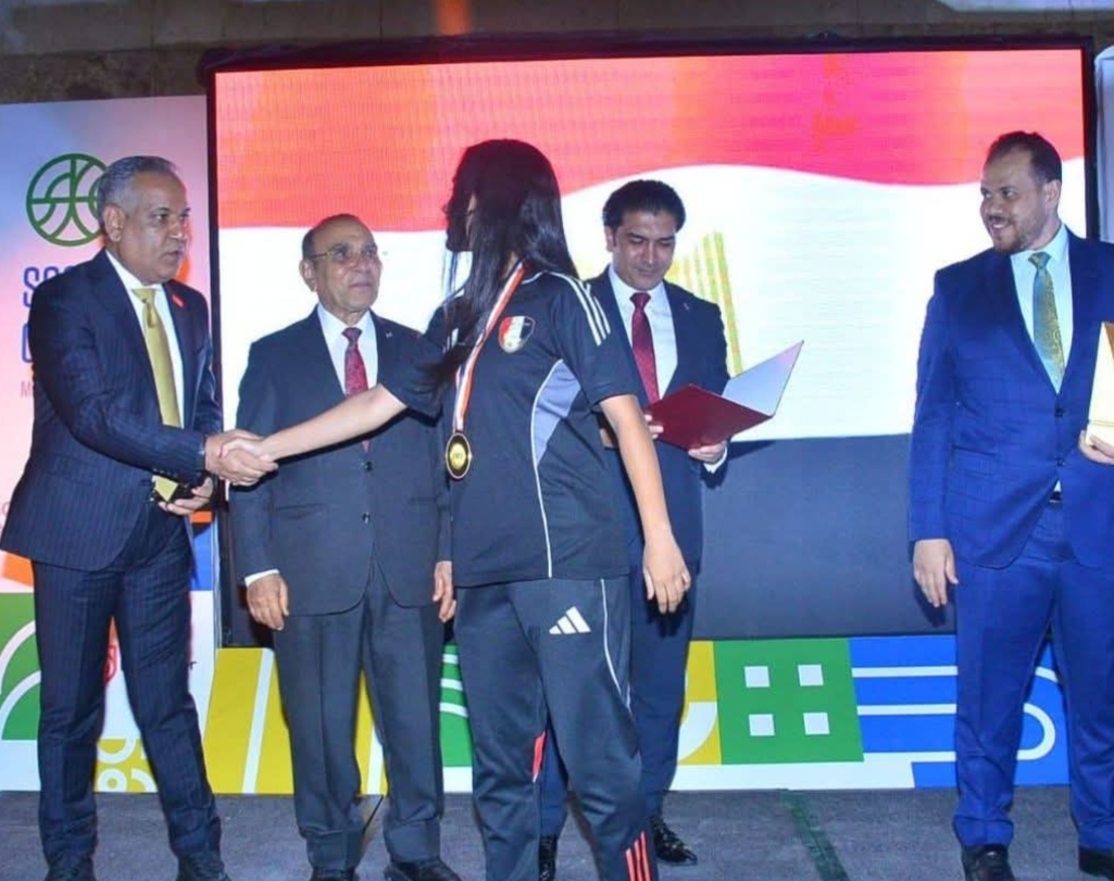 IMG ٢٠٢٥١٠٠٦ ١٥٠٦٣٠ احتفالية علي نيل القاهرة لتكريم منتخب مصر للسيدات أبطال العالم في « الميني فوتبول » 