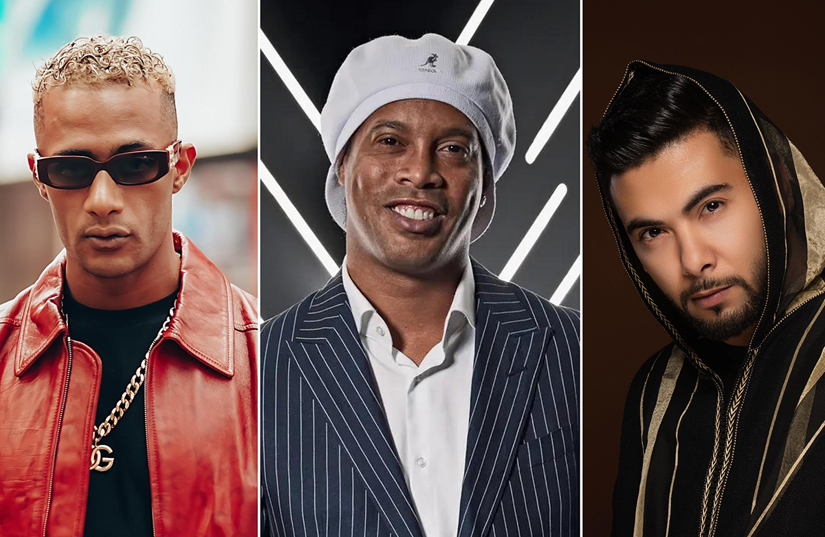 yala habibi 2 “يلا حبيبي” تجمع محمد رمضان ونجم الكرة البرازيلية رونالدينيو والمغربي منعم السليماني