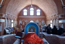 IMG 20251109 WA0000 دير القديس مارمرقس بطريق العلمين يحتفل اليوم بعيد " تلميذ المسيح الطوباوى "