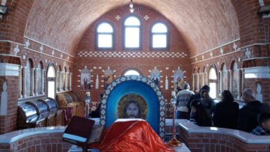 IMG 20251109 WA0000 دير القديس مارمرقس بطريق العلمين يحتفل اليوم بعيد " تلميذ المسيح الطوباوى "