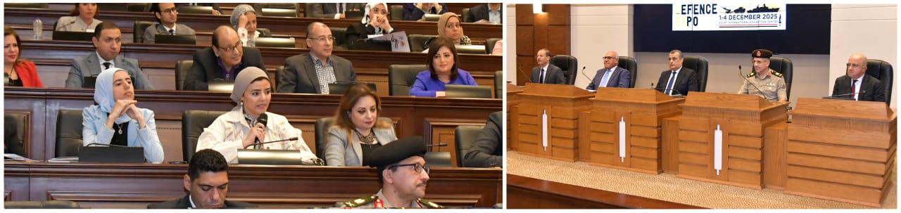 IMG 20251113 WA0034 القوات المسلحة تنظم مؤتمراً صحفياً للإعلان عن فعاليات المعرض الدولى للصناعات الدفاعية "إيديكس 2025"