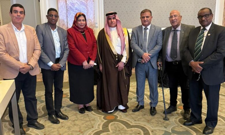 IMG 20251118 WA0026 رئيس « الإعلاميين الأفريقي الأسيوي»  يبحث مع مندوب السعودية بالجامعة العربية دعم الإعلام والمرأة الفلسطينية