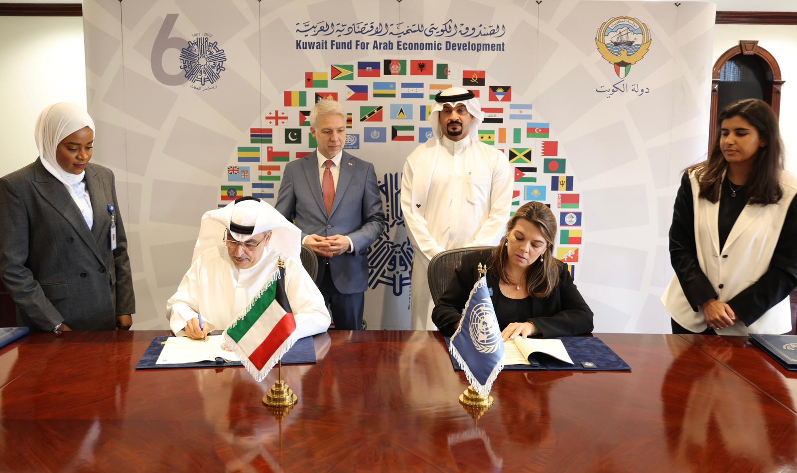WhatsApp Image001 "الكويتي للتنمية" يوقع اتفاقيتي منحة بقيمة 4 ملايين دولار لتعزيز صمود المجتمعات في السودان